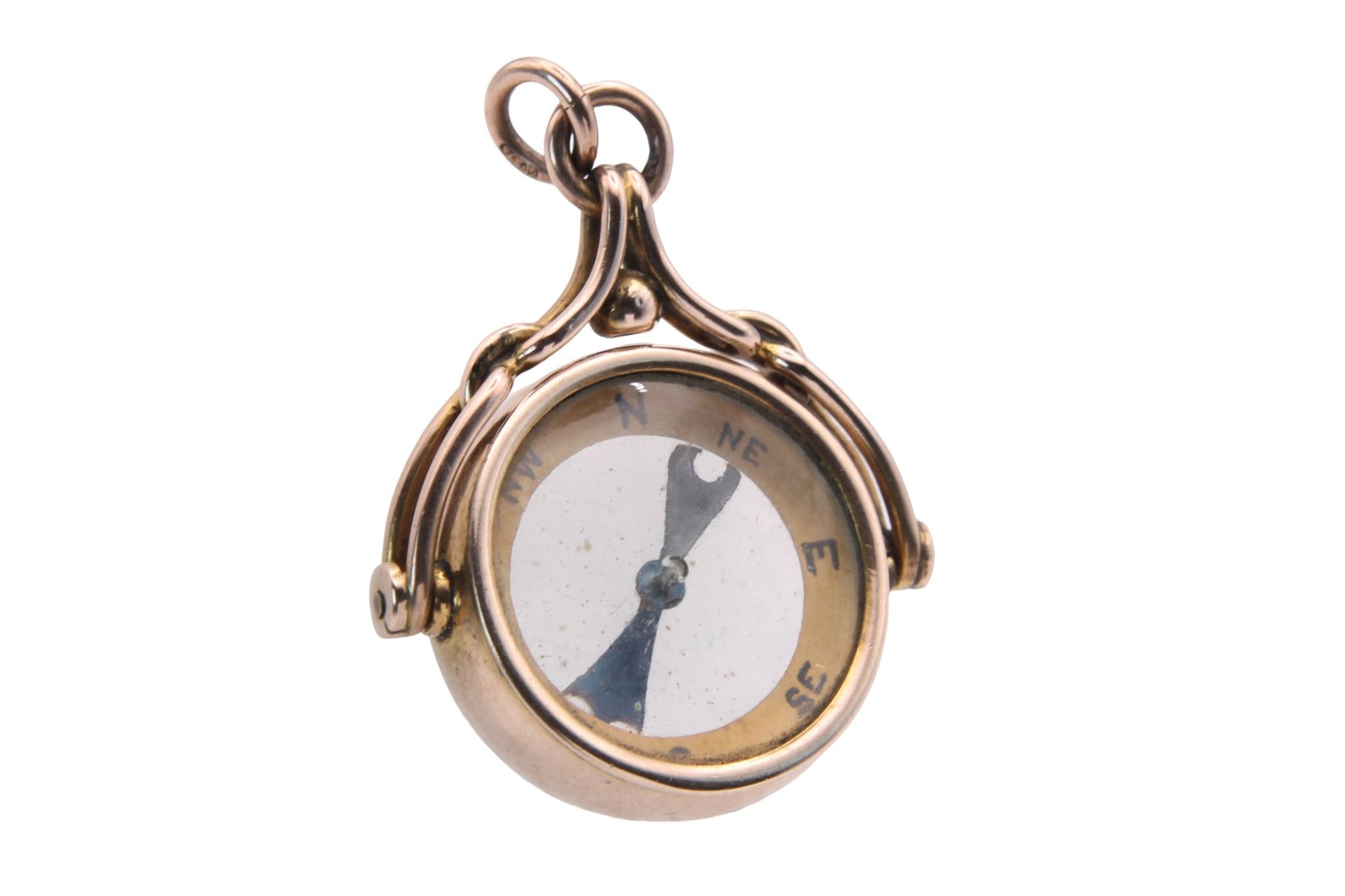 antique-edwardian-9ct-rose-gold-compass-fob-pendant