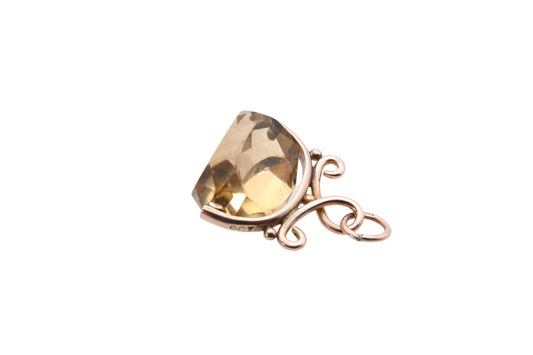 antique-victorian-9ct-gold-citrine-spinner-pendant-fob