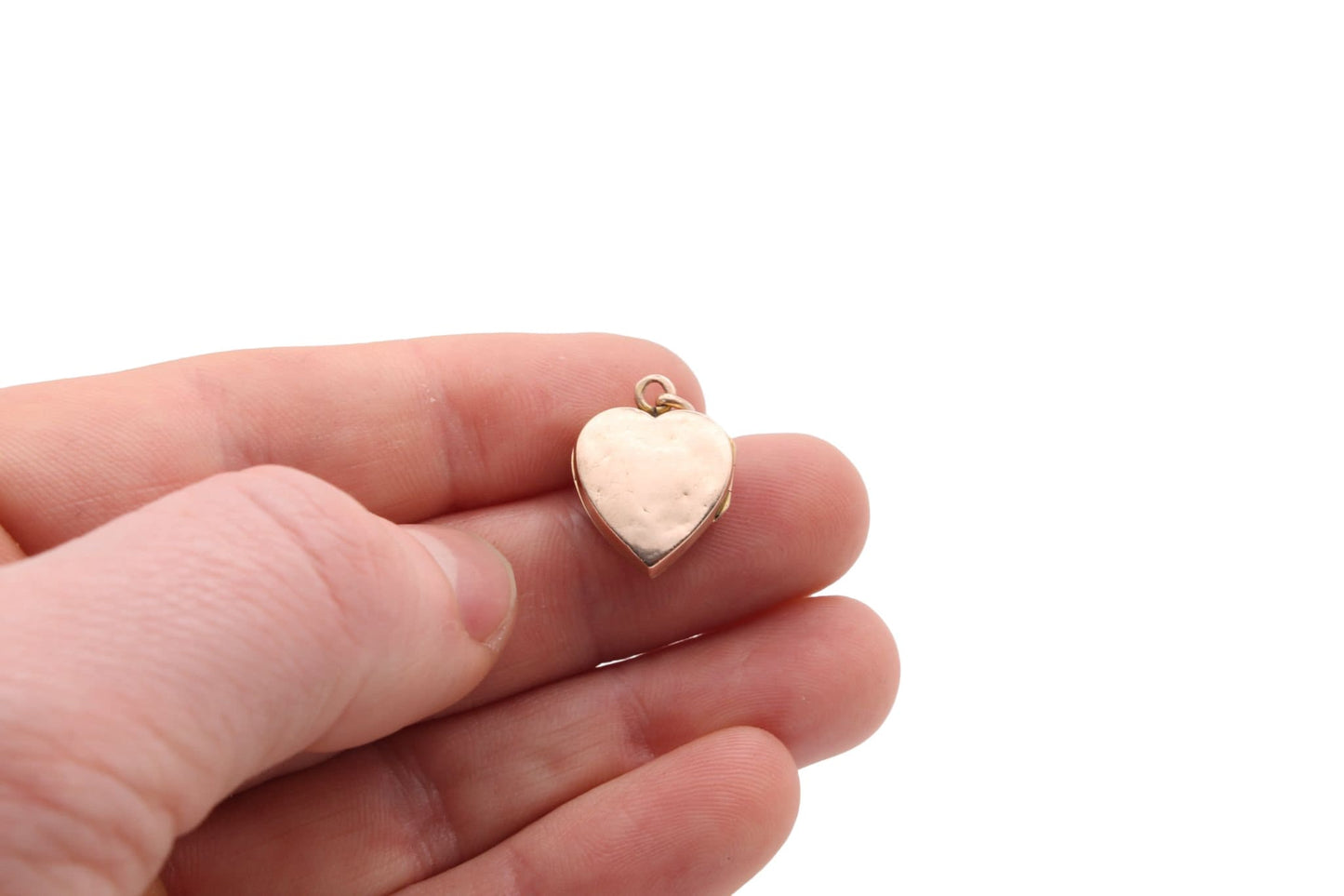 Antique 9ct Gold Pearl Heart Locket