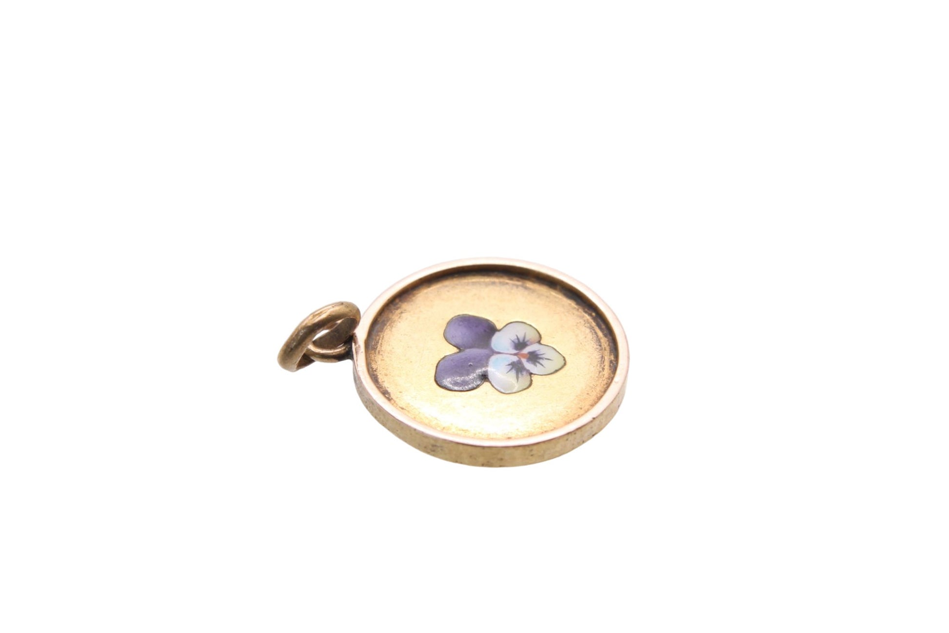 antique-9ct-gold-pansy-flower-pendant-charm