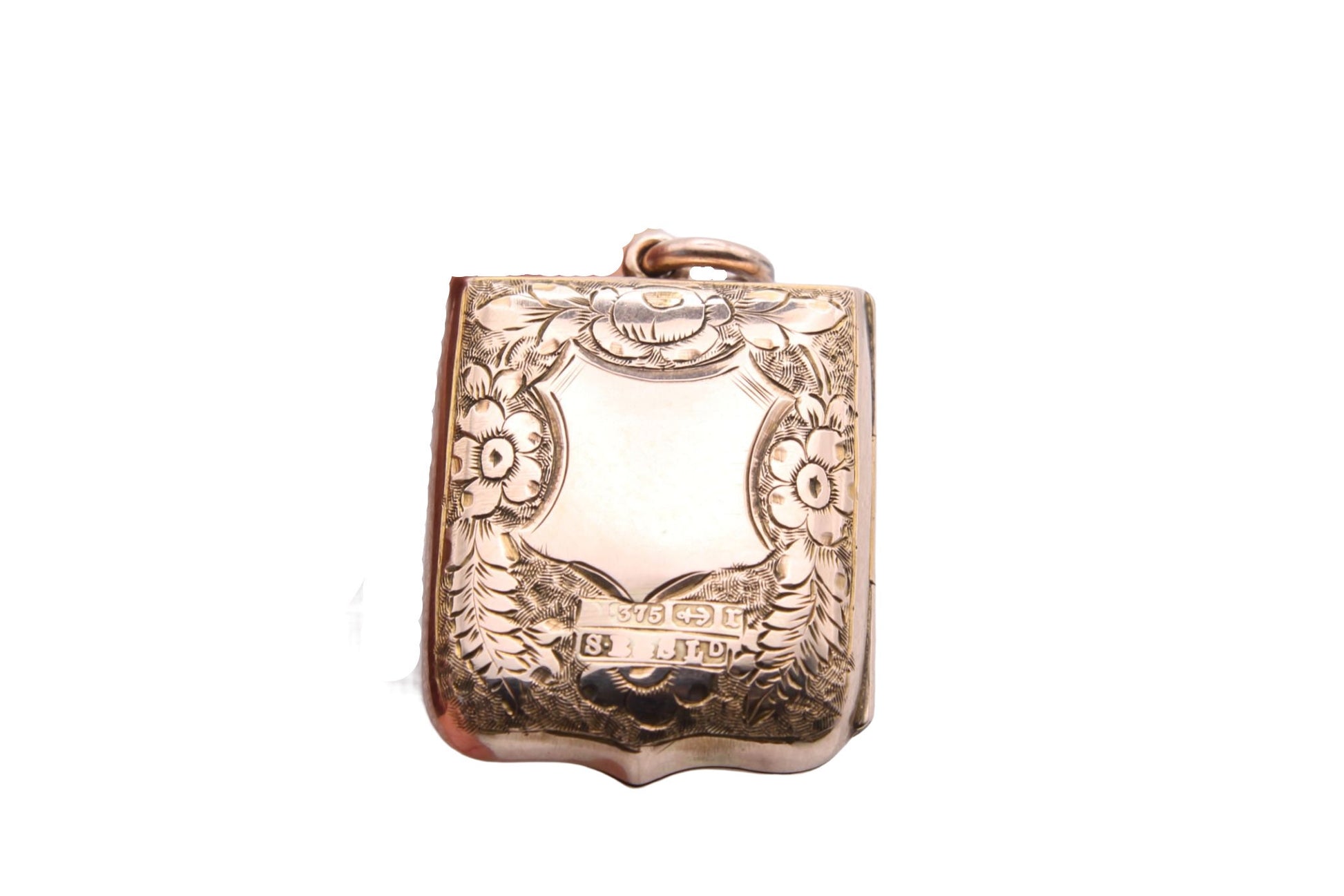 antique-victorian-9ct-gold-forget-me-not-shield-shaped-locket-1891