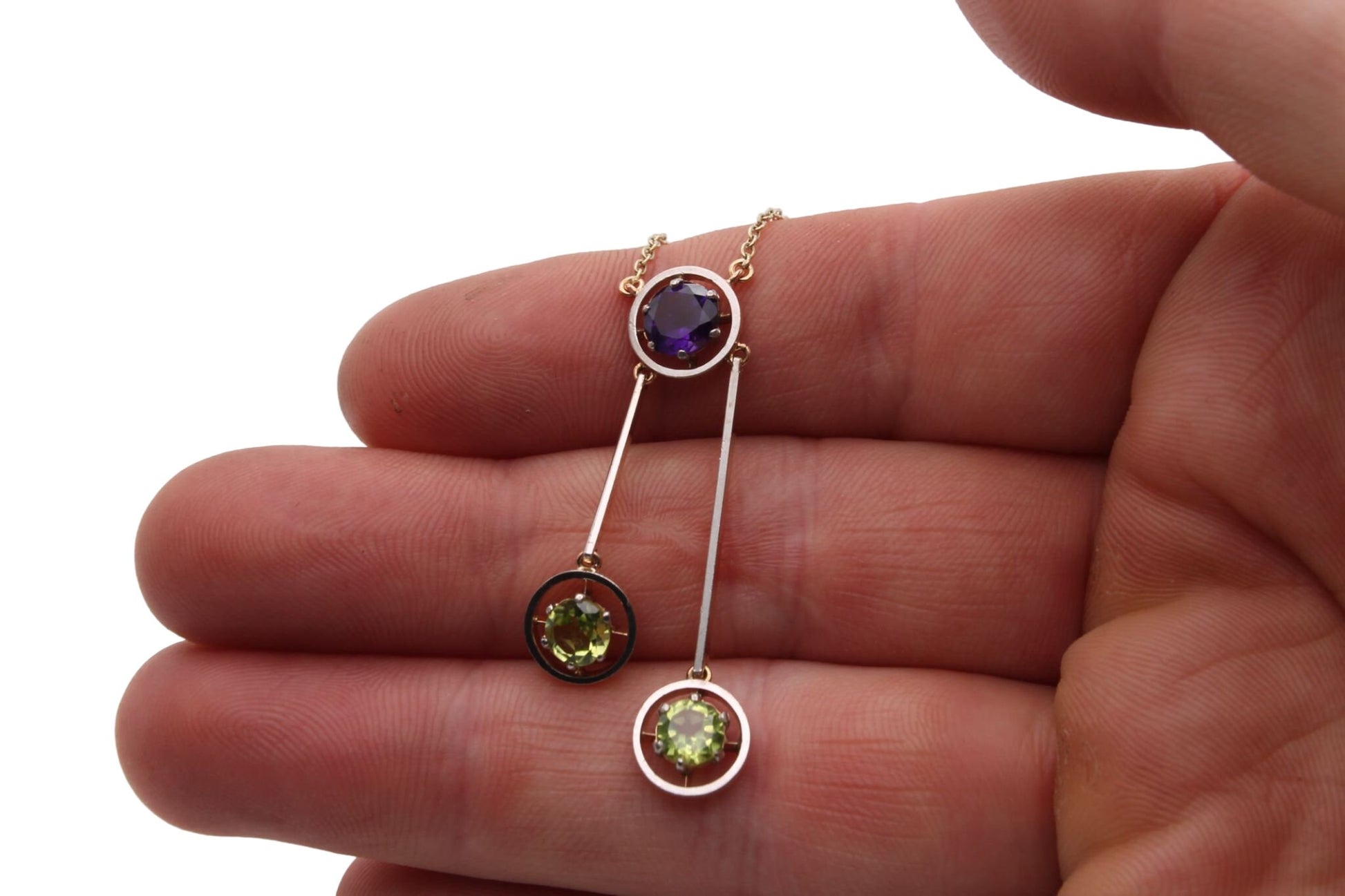 antique-edwardian-15ct-gold-amethyst-peridot-negligee-necklace