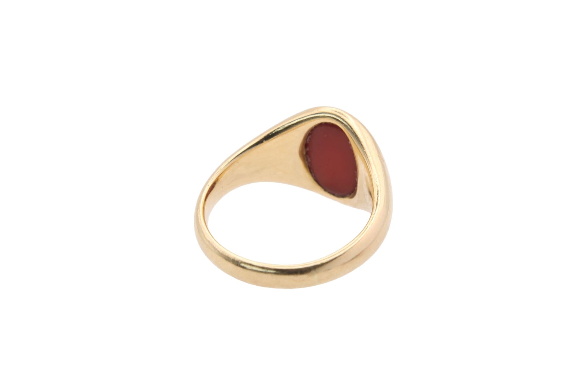 antique-18ct-gold-intaglio-signet-ring-dragon-crest-1928