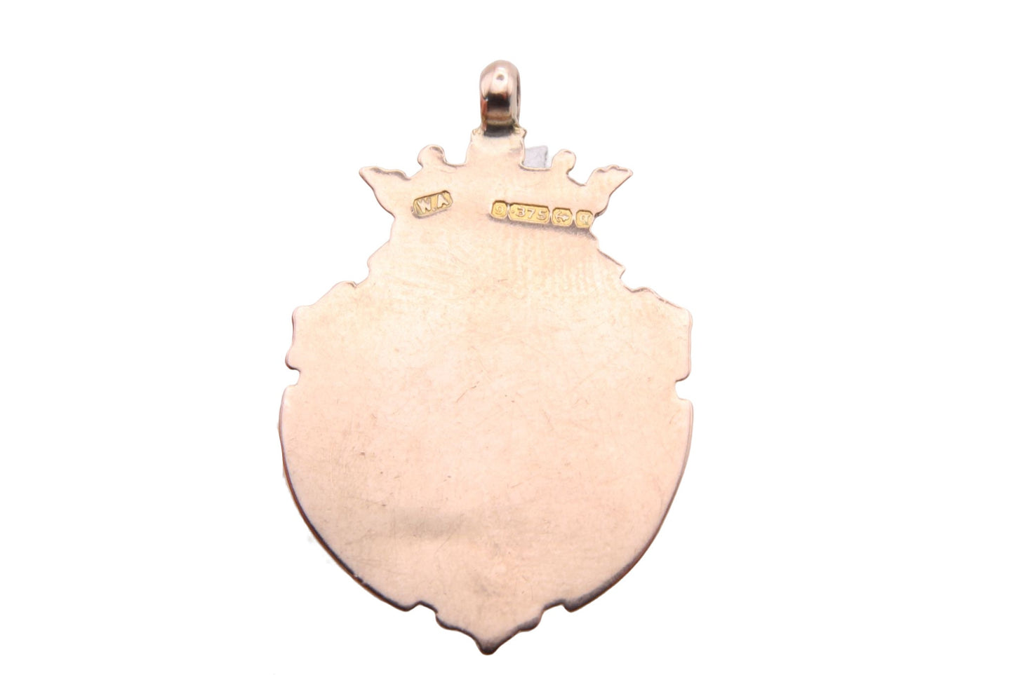 Antique-9ct-Gold-Enamelled-Lion-Pendant-Fob-1915