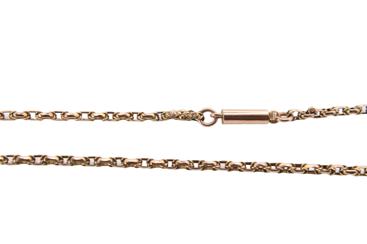 antique-9ct-gold-fancy-link-necklace-18-5