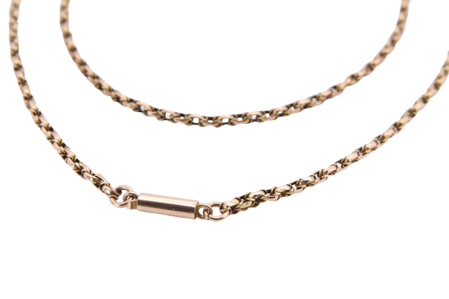 antique-9ct-gold-fancy-link-necklace-18-5