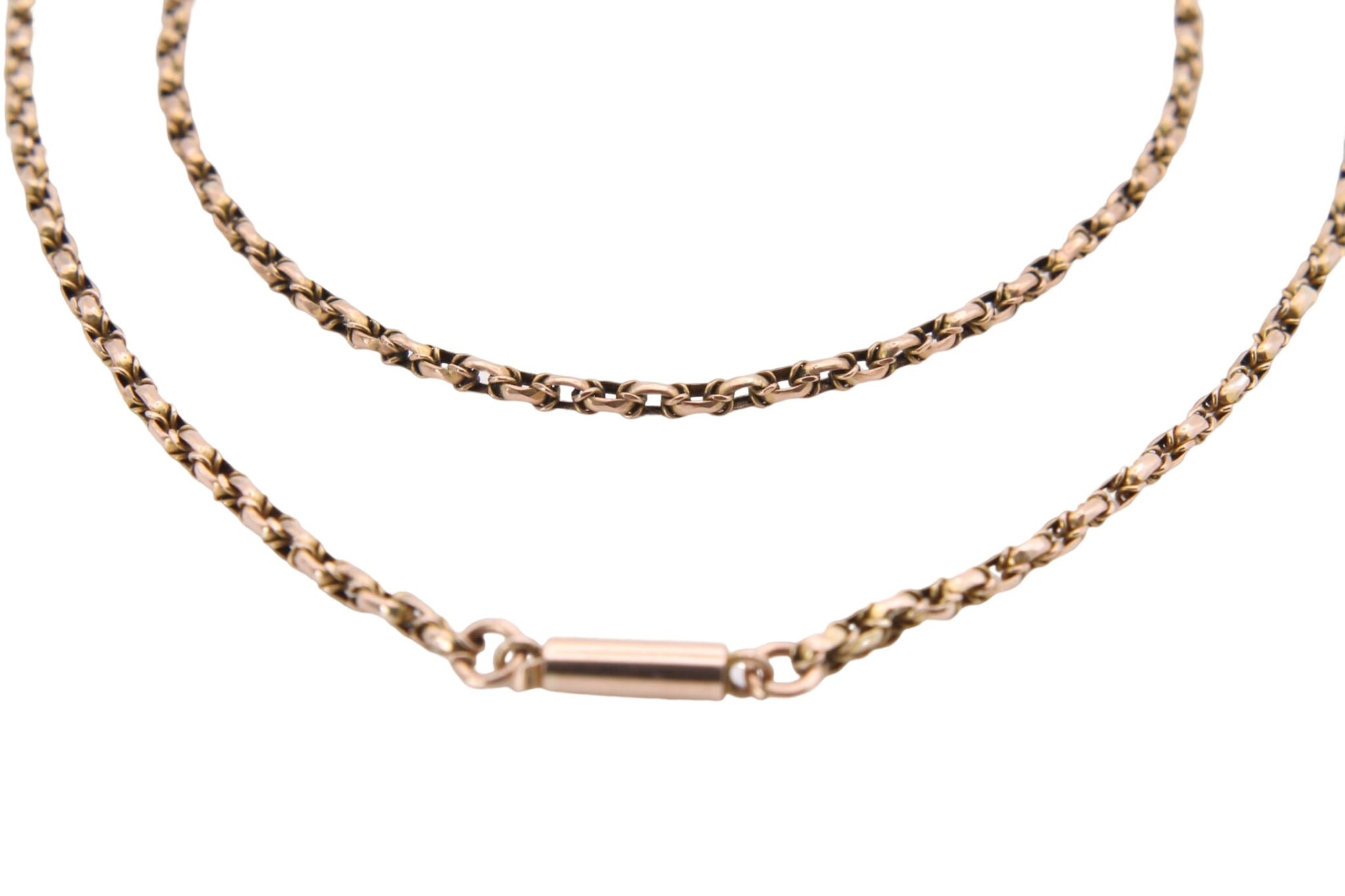 antique-9ct-gold-fancy-link-necklace-18-5
