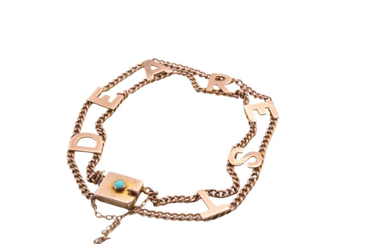 antique-edwardian-9ct-rose-gold-turquoise-dearest-bracelet