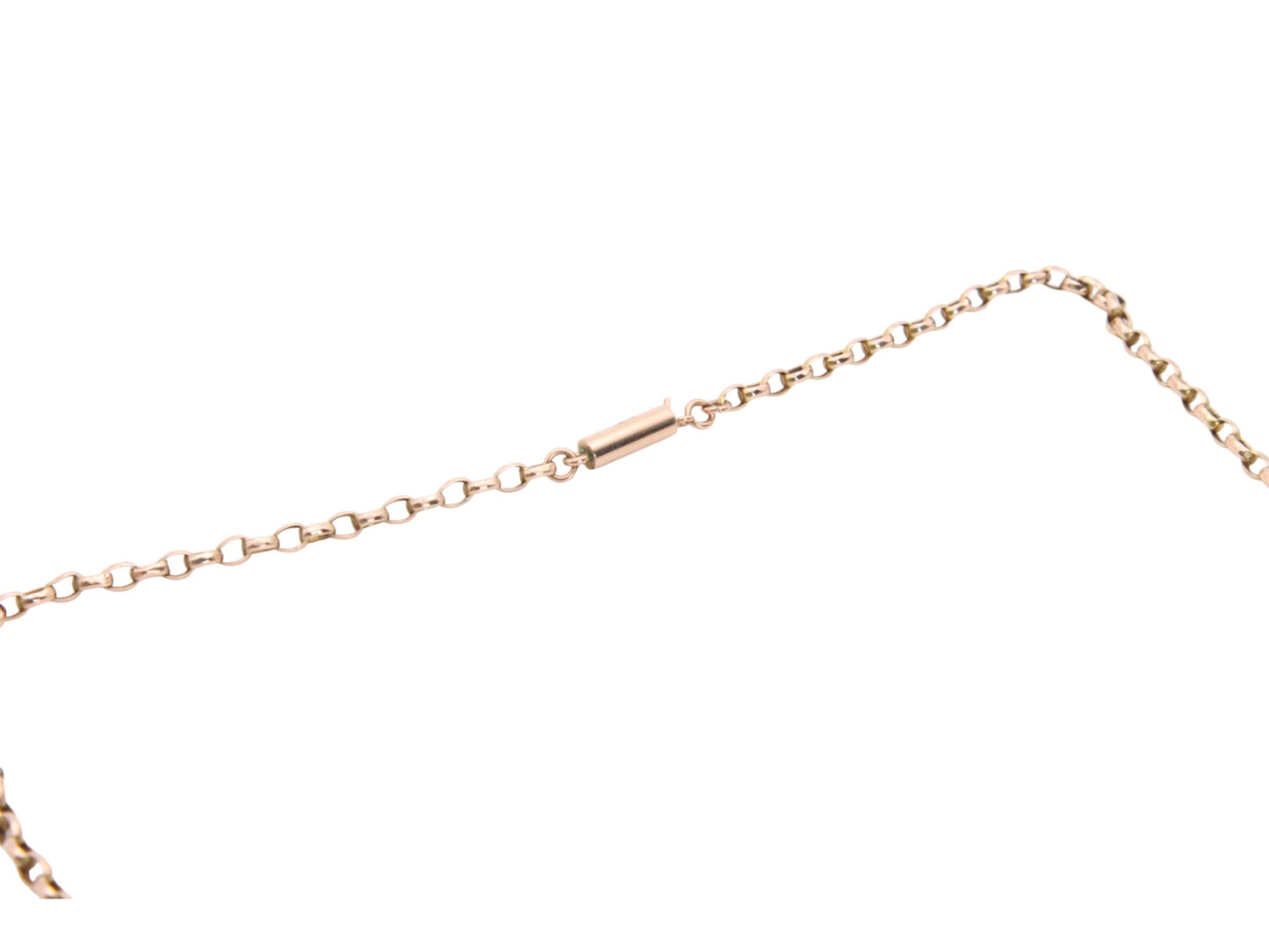 antique-9ct-gold-belcher-link-barrel-clasp-necklace