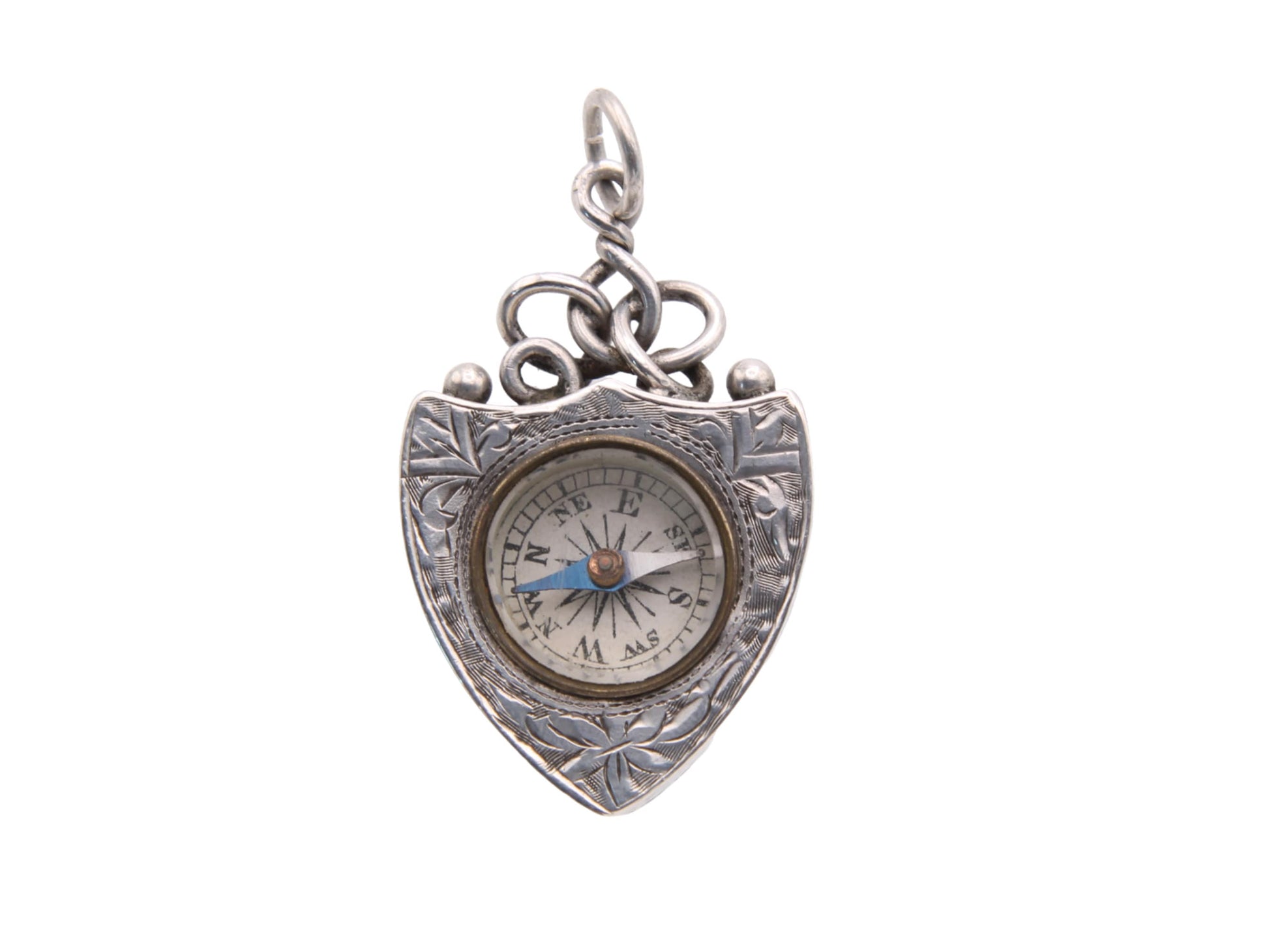 antique-victorian-silver-shield-compass-pendant