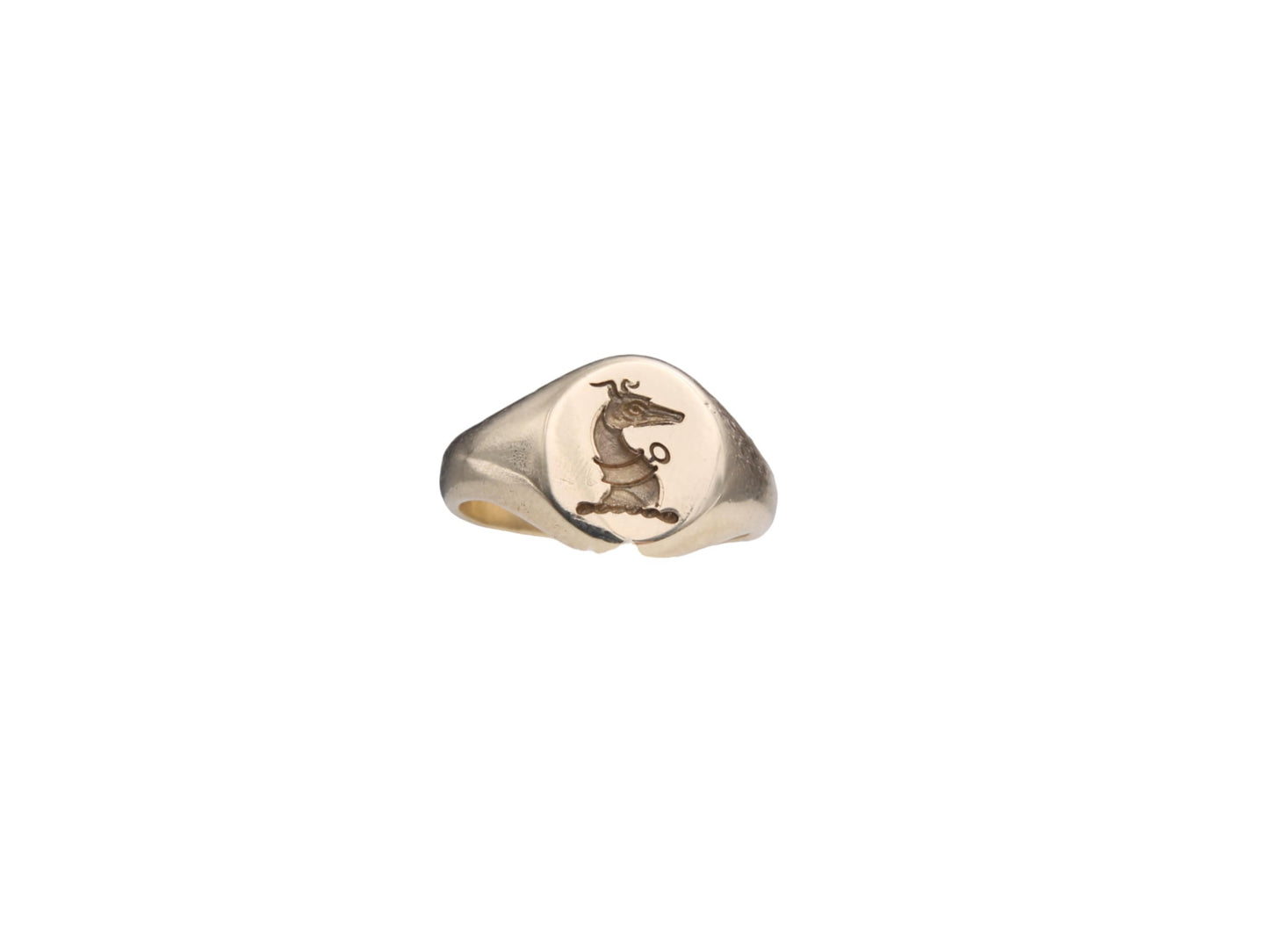 vintage-9ct-yellow-gold-greyhound-crest-intaglio-signet-ring