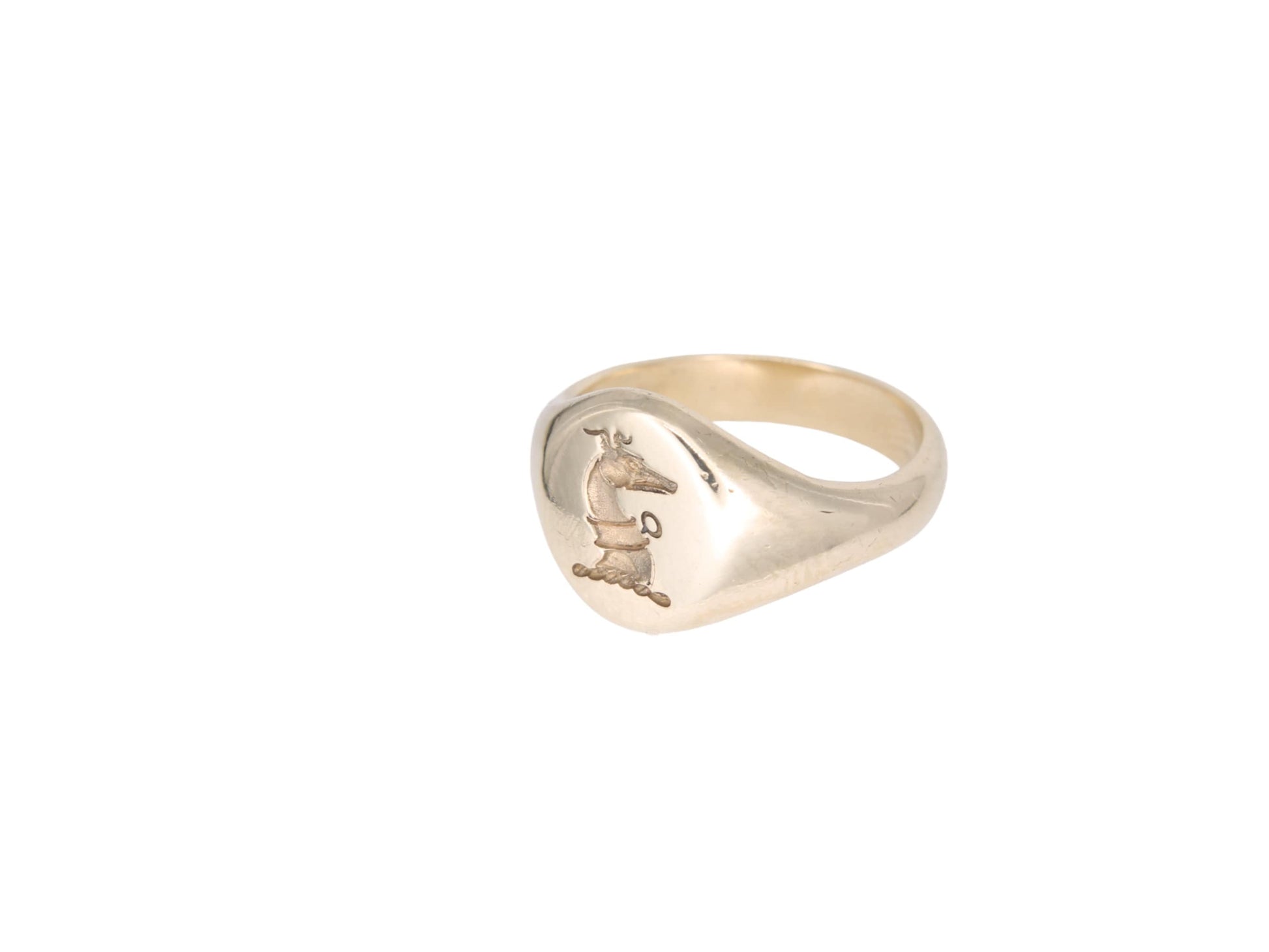 vintage-9ct-yellow-gold-greyhound-crest-intaglio-signet-ring