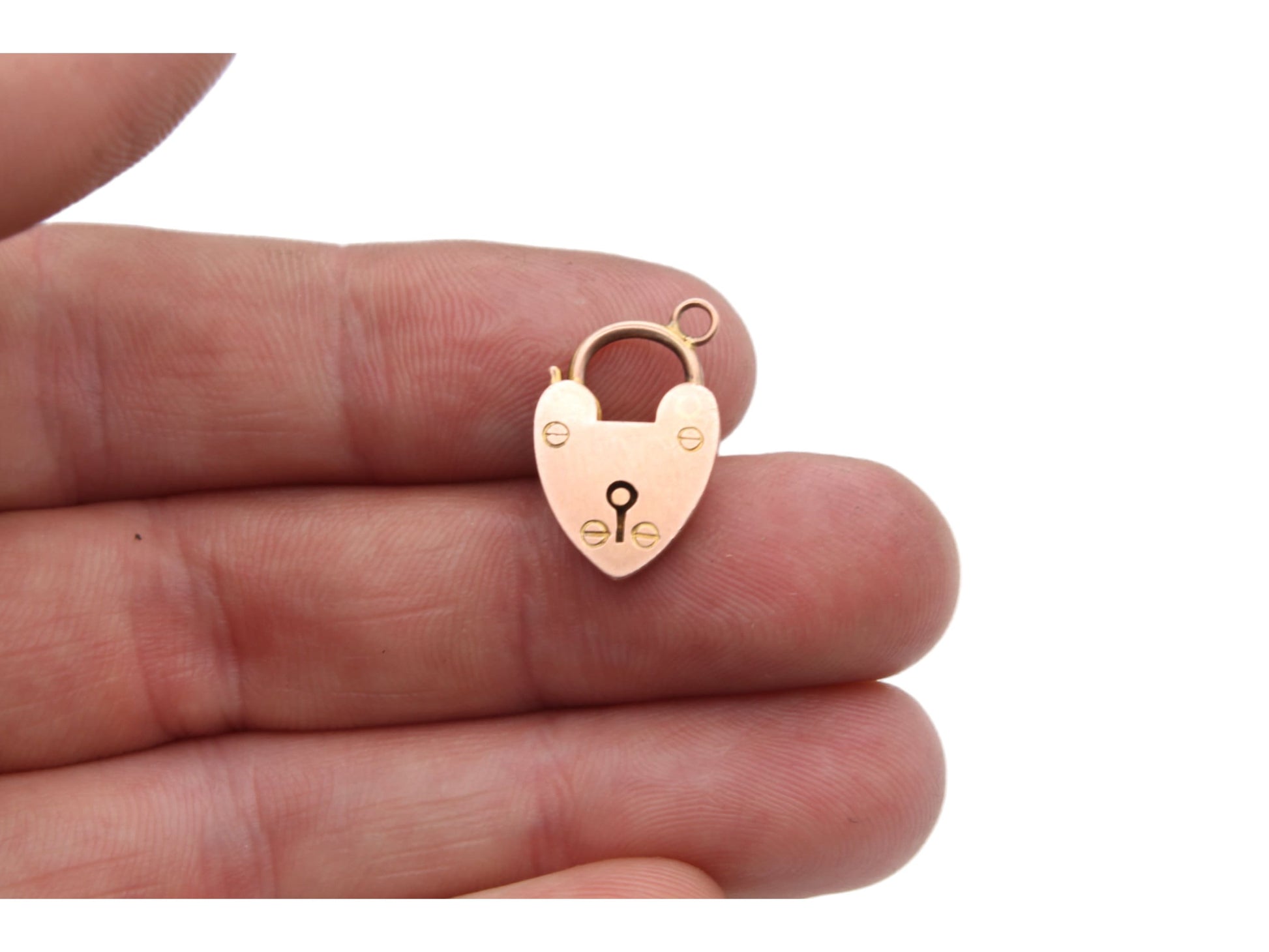 antique-9ct-rose-gold-heart-shaped-padlock-pendant
