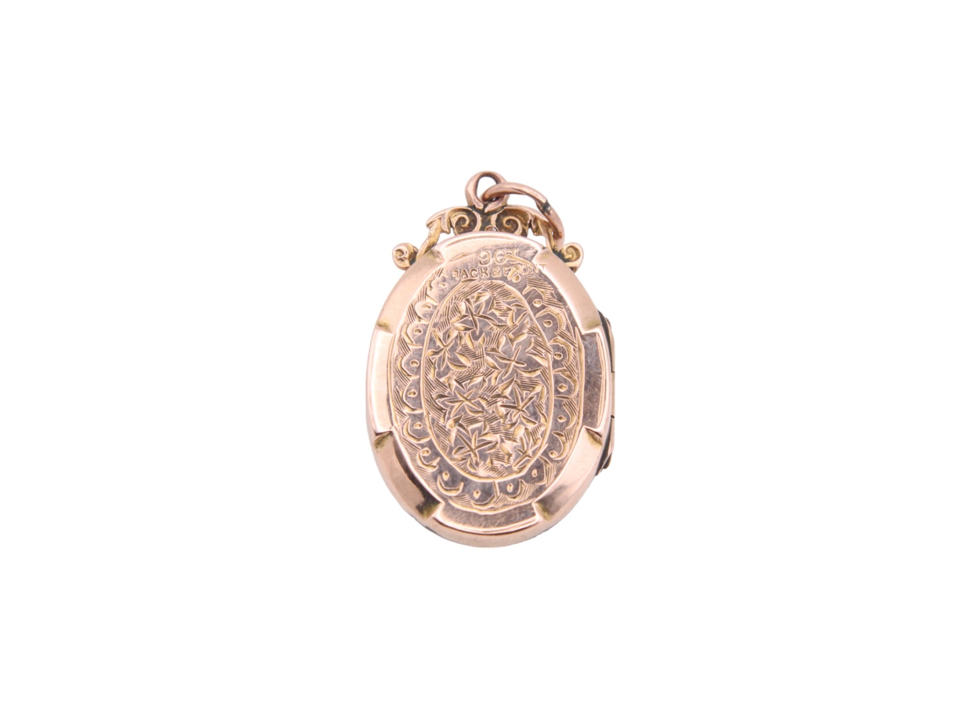 Antique-9ct-Gold-Foliate-Chased-Locket