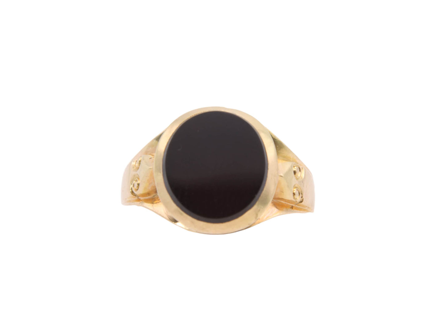 Antique 18ct Yellow Gold Carnelian Agate Signet Ring