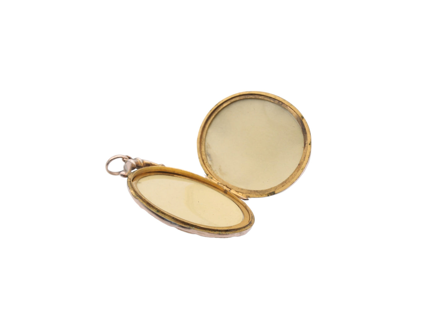 Antique Large 9ct Gold Back & Front Locket